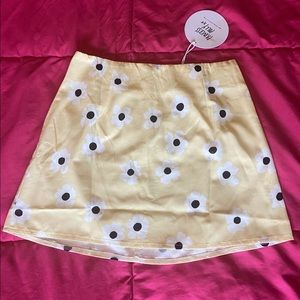 Princess Polly Yellow miniskirt